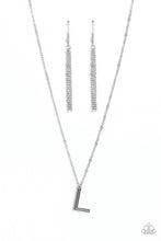 Load image into Gallery viewer, Paparazzi Leave Your Initials - Silver - L - necklace
