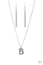 Load image into Gallery viewer, Paparazzi Leave Your Initials - Silver - B - necklace
