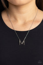 Load image into Gallery viewer, Paparazzi Leave Your Initials - Silver - M - necklace
