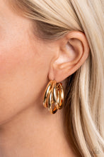 Load image into Gallery viewer, Paparazzi HOOP of the Day - Gold earring
