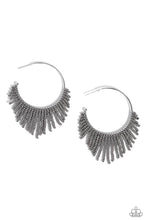 Load image into Gallery viewer, Paparazzi Tailored Tassel - Silver earring
