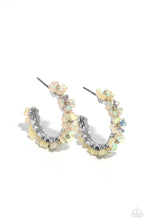 Load image into Gallery viewer, Paparazzi Floral Focus - White earring
