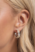 Load image into Gallery viewer, Paparazzi Floral Focus - White earring
