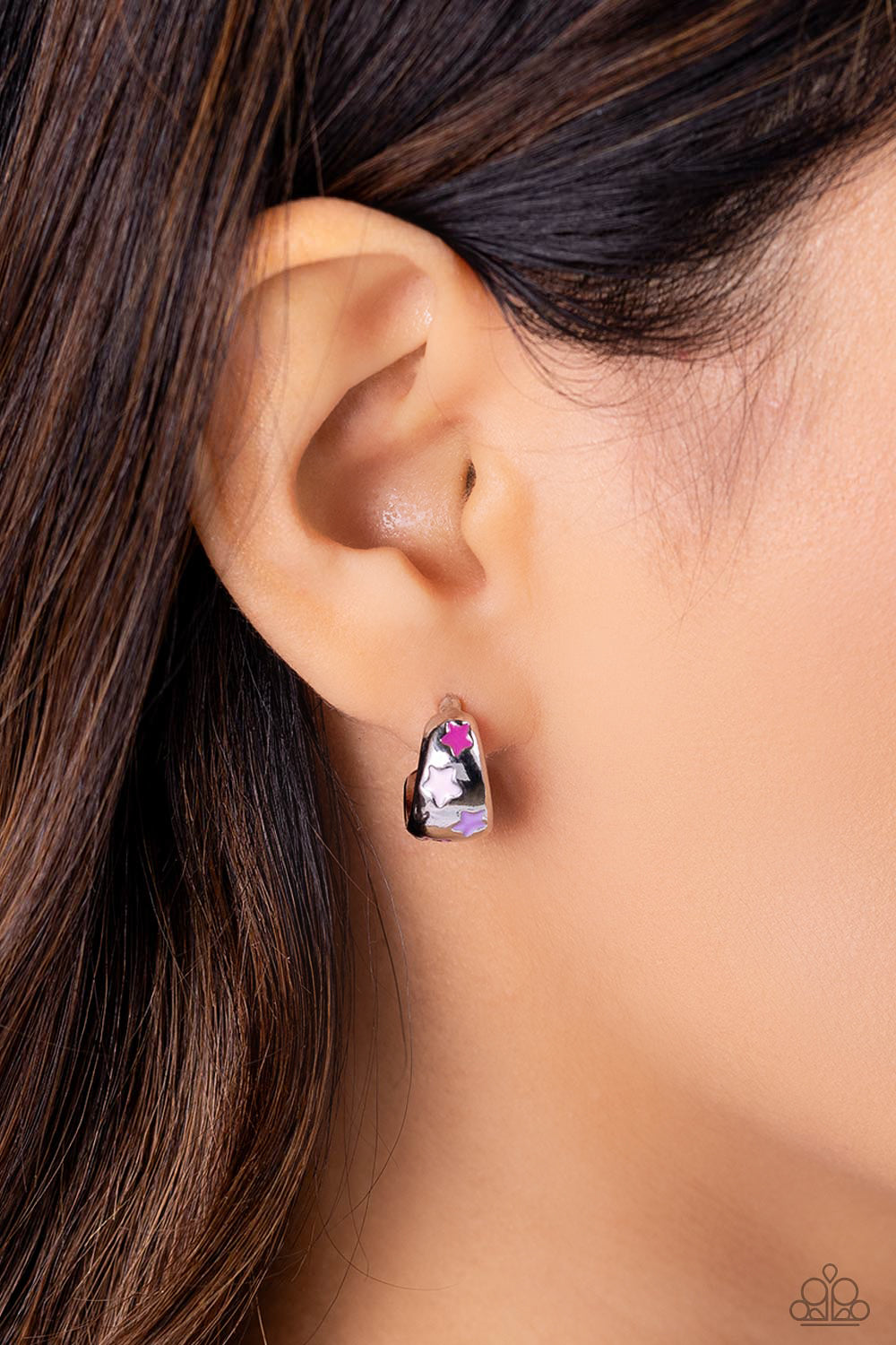 Paparazzi SCOUTING Stars - Pink earring