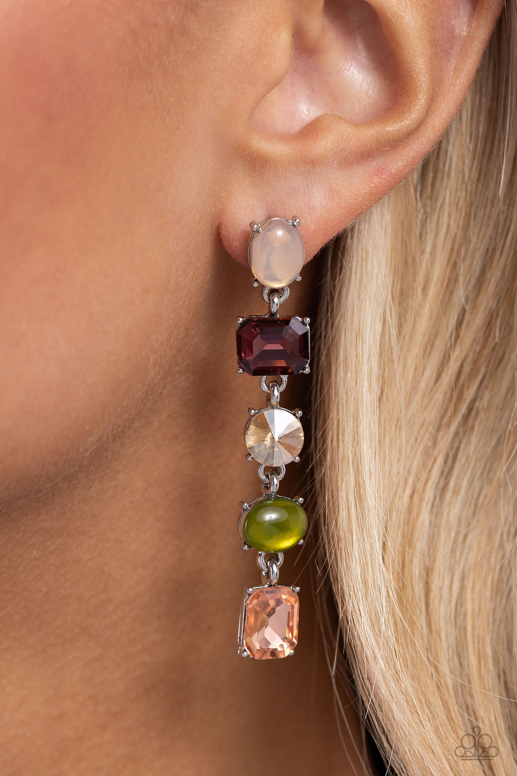 Paparazzi Sophisticated Stack - Multi earring