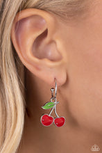 Load image into Gallery viewer, Paparazzi Cherry Caliber - Red earring
