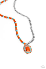 Load image into Gallery viewer, Paparazzi Contrasting Candy - Orange necklace
