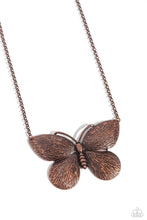 Load image into Gallery viewer, Paparazzi DRAWN to the Wind - Copper necklace
