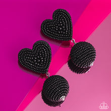 Load image into Gallery viewer, Paparazzi Spherical Sweethearts - Black earring
