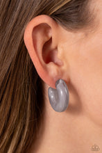 Load image into Gallery viewer, Paparazzi Acrylic Acclaim - Silver earring
