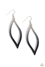 Load image into Gallery viewer, Paparazzi Admirable Asymmetry - Black earring
