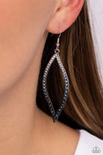 Load image into Gallery viewer, Paparazzi Admirable Asymmetry - Black earring
