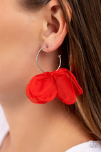 Load image into Gallery viewer, Paparazzi Chiffon Class - Red earring
