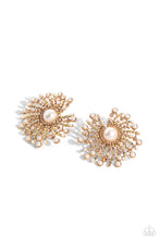 Load image into Gallery viewer, Paparazzi Fancy Fireworks - Gold earring
