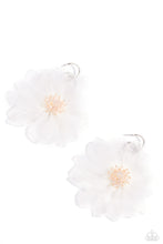 Load image into Gallery viewer, Paparazzi Cosmopolitan Chiffon - White earring
