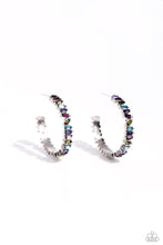 Load image into Gallery viewer, Paparazzi Effortless Emeralds - Multi earring
