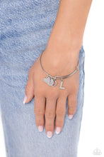 Load image into Gallery viewer, Paparazzi Making It INITIAL - Silver - L bracelet
