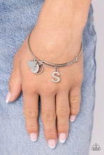 Load image into Gallery viewer, Paparazzi Making It INITIAL - Silver - S bracelet
