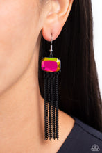 Load image into Gallery viewer, Paparazzi Dreaming Of TASSELS - Black earring
