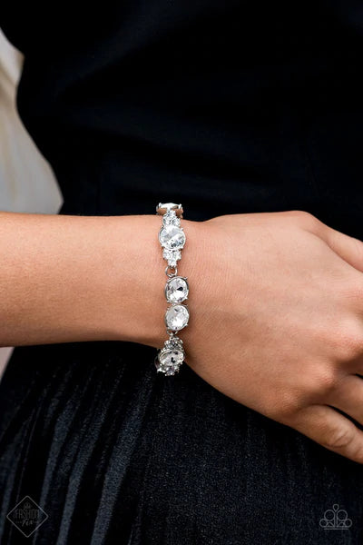 Care to Make a Wager? - White bracelet