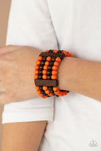 Load image into Gallery viewer, Caribbean Catwalk - Orange bracelet
