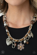 Load image into Gallery viewer, Charmed, I Am Sure - Brown necklace
