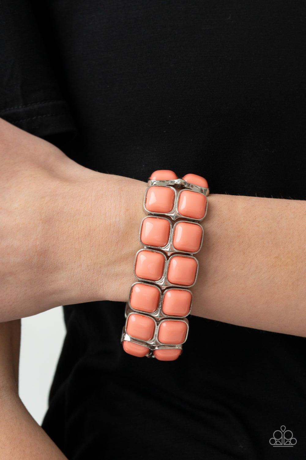 Double the Diva-ttitude - Orange bracelet