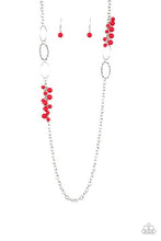 Load image into Gallery viewer, Flirty Foxtrot - Red necklace
