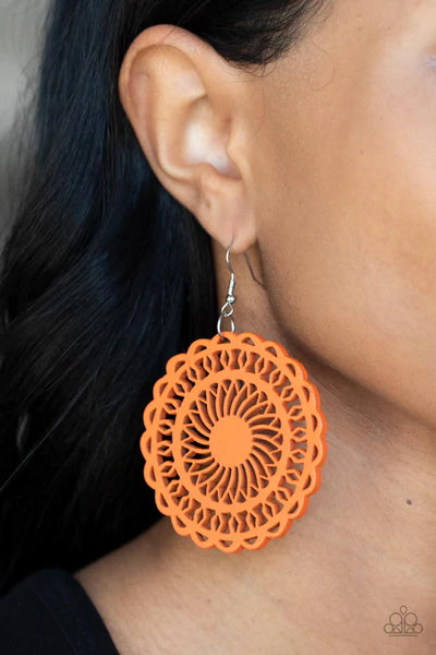 Island Sun - Orange earring