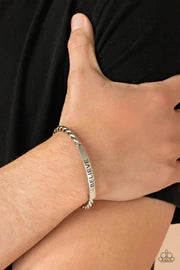 Keep Calm and Believe - Silver bracelet