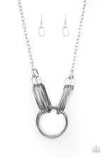 Load image into Gallery viewer, Lip Sync Links - Silver necklace
