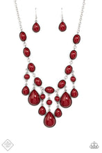 Load image into Gallery viewer, Mediterranean Mystery - Red necklace
