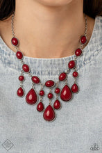 Load image into Gallery viewer, Mediterranean Mystery - Red necklace
