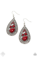 Load image into Gallery viewer, Nautical Daydream - Red earring
