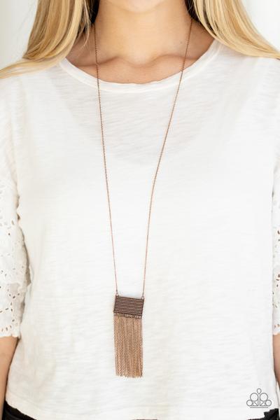 Totally Tassel - Copper necklace